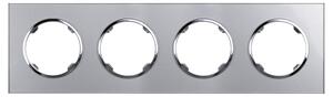 Elhard Skleněný čtyřrámeček Rondo Glass, stříbrný RG3104S