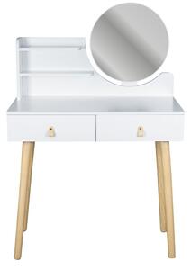 Toaletní stolek SCANDI 3 bílá | CM-989276