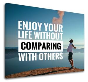 Motivační obraz na stěnu o životě_003 - 20x30 cm