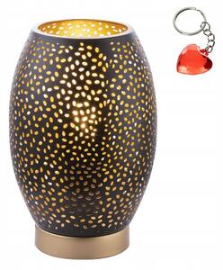 Stolní lampa Globo Lighting Narri černá, žlutá 40 W