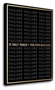 Motivační obraz na stěnu o úspěchu_002 - 20x30 cm