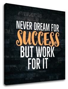 Motivační obraz na stěnu o úspěchu_006 - 30x30 cm
