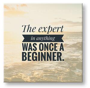 Motivační obraz na stěnu Expert na cokoli - 30x30 cm