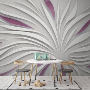 Fototapeta Bílý a fialový design, 3D fototapety, Populární fototapety, u06452v4 - Tapeko.co.cz