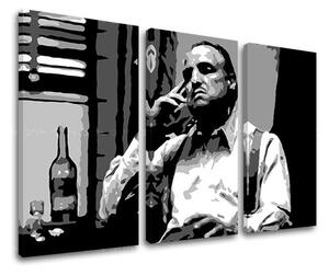 Tištěný POP Art obraz Marlona Branda 3 části mb2 - 60x40 cm