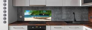Panel do kuchyně Loď na pláži pksh-61294021