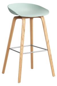 HAY Barová židle AAS 32, H75, Oak / Dusty mint