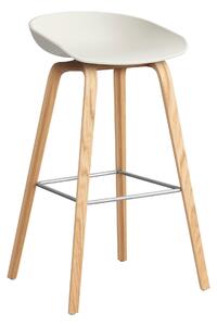 HAY Barová židle AAS 32, H75, Oak / Melange cream