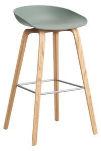 HAY Barová židle AAS 32, H75, Oak / Fall green