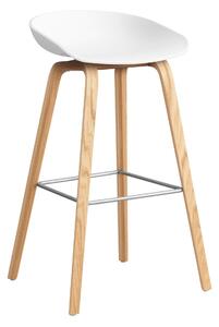 HAY Barová židle AAS 32, H75, Oak / White