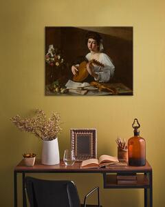Obraz na plátně Michelangelo Caravaggio - Lutnista - Lutnista - 40x50 cm
