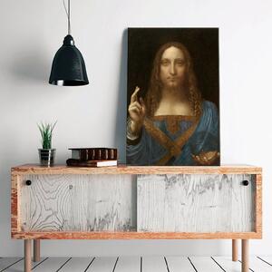 Obraz na plátně Leonardo da Vinci - Salvator Mundi - Salvator Mundi - 40x60 cm