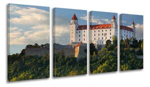 Obraz na stěnu 4 díly SLOVENSKO - 80x40 cm