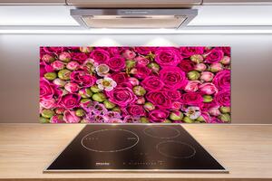Skleněný panel do kuchyně Růže pksh-61659939