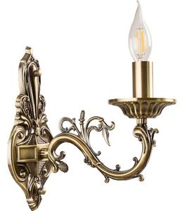 Brilagi - Nástěnná lampa CLASSIC 1xE14/10W/230V mosaz