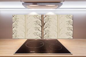 Skleněný panel do kuchyně Stromy pksh-61755566