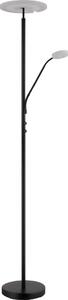 Globo 59093S - LED Stmívatelná Stojací lampa STANFORD 28W/230V + 5W 3000K černá