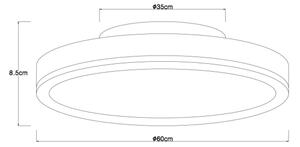 Globo 416080AD4R-CCT - LED Stm stropní svítidlo DORO 40W/230V pr. 60 cm+DO