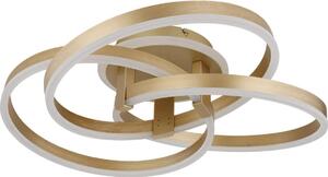 Globo 67163-56G - LED Stm stropní svítidlo HERWIG 56W/230V 57,5x60 cm zlatá+DO