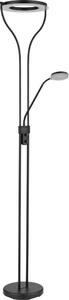 Globo 59038SD - LED Stmívatelná stojací lampa EBRO 20W/230V + 4W 3000K černá