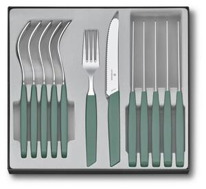 Victorinox - Sada příborů SWISS MODERN 12 ks tyrkysová