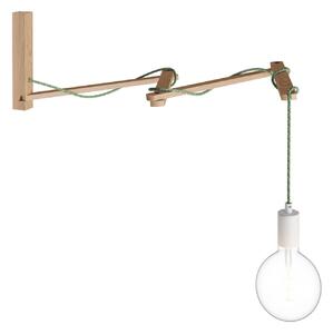 Creative cables Pinocchio XL, nastavitelný dřevěný nástěnný držák pro nástěnné lampy