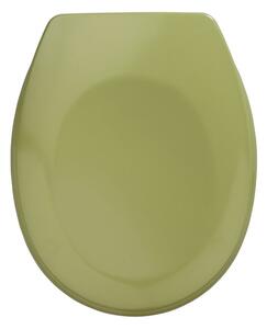 Zelené WC prkénko z duroplastu BERGAMON, 35x44,5, 37x44, 23x29 cm, WENKO