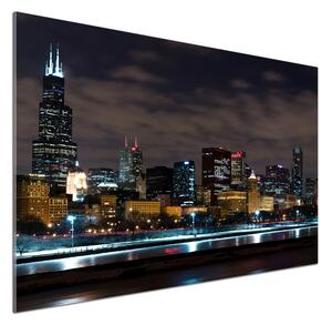 Dekorační panel sklo Noční Chicago pksh-62338731