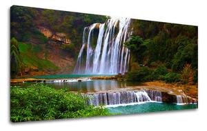 Obraz na stěnu PANORAMA VODOPÁDY - 30x60 cm