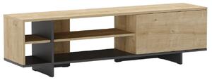 Marckeric TV stolek Cequoia 160 x 35,5 cm s dubovým dekorem