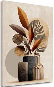 Obraz na plátně Rustikální váza - Elegantní motiv - 60x90 cm