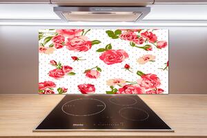 Skleněný panel do kuchyně Růže pksh-62583976