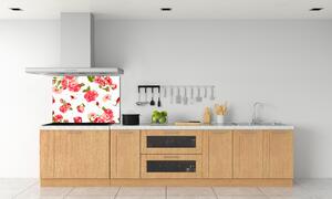 Skleněný panel do kuchyně Růže pksh-62583976