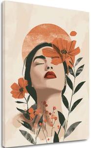 Obraz BLOOMING SOUL | Italské plátno - 60x90 cm