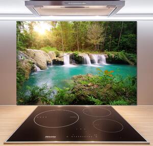 Panel do kuchyně Vodopád v lese pksh-62884614