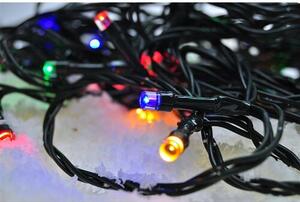 Solight Světelný venkovní řetěz 50 LED s časovačem, 5 m, barevná