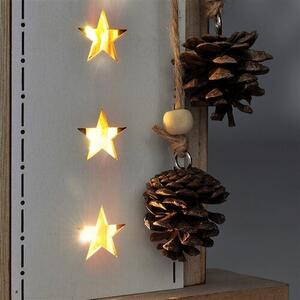 Solight 1V236 Vánoční LED dekorace Stromek 10 LED, teplá bílá, 42 cm