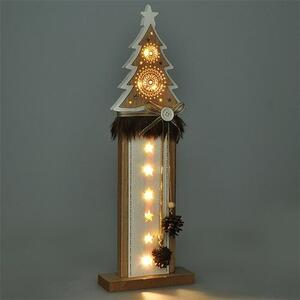 Solight 1V236 Vánoční LED dekorace Stromek 10 LED, teplá bílá, 42 cm