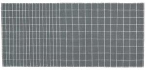 Nanimarquina Běhoun Tiles 2, tmavě šedý, 100% recyklované PET Rozměr: 80x240 cm