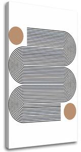 Obraz na plátně ABSTRAKTNÍ LINKA 001 - 40x70 cm