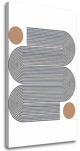 Obraz na plátně ABSTRAKTNÍ LINKA 001 - 40x70 cm