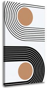Obraz na plátně ABSTRAKTNÍ LINKA 002 - 40x70 cm