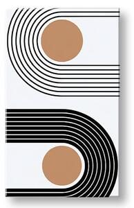 Obraz na plátně ABSTRAKTNÍ LINKA 002 - 40x70 cm