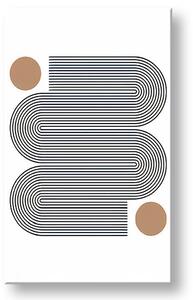Obraz na plátně ABSTRAKTNÍ LINKA 001 - 40x70 cm