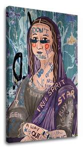 Obraz na plátně MONA LISA ABSTRAKT 001 - 40x60 cm