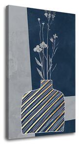 Obraz na plátně KVĚTINY VE VÁZE 001 - 40x60 cm