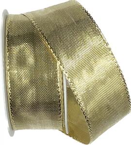 Stuha zlatá CELEBRATION GOLD lesklá 25mm x 2m (12,- Kč/m)
