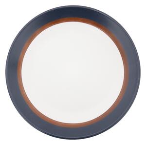 Dezertní talíř bílo-modrý MARINE 20 cm