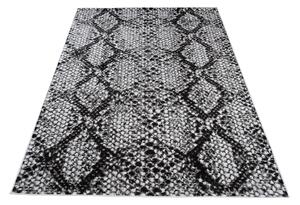 Makro Abra Kusový koberec CHEAP DB63B Hadí kůže šedý bílý Rozměr: 140x200 cm