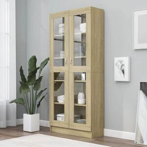 Skříňka s výklopnými dvířky, Imitace Sonoma, rozměry 82,5 x 30,5 x 185,5 cm, materiál: dřevovláknitá deska, hmotnost 47 kg, kód produktu: 802771